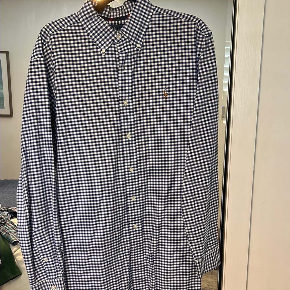 Ralph Lauren Blue Dress Shirt Timeless Style